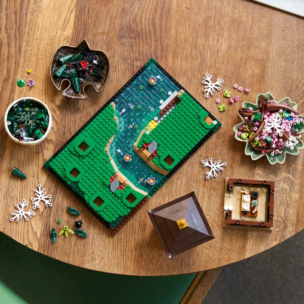 LEGO Icons Zen Garden конструктор 1363 детали 10315, Название продукта: Дзен-сад, Подарочная упаковка: Нет подарочной коробки | Китай.рф