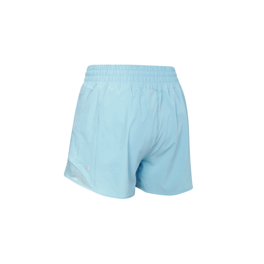 Lululemon Casual Shorts 4' Женские, легкие и дышащие с подкладкой, Цвет: ледяной голубой/BCHI, Размер: XS | Китай.рф