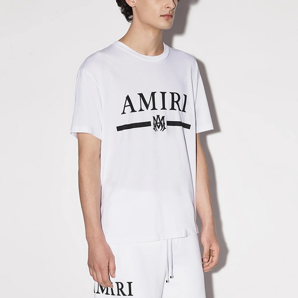 Футболка AMIRI Ma Bar Tee с круглым вырезом, Цвет: Белый, Размер: S | Китай.рф