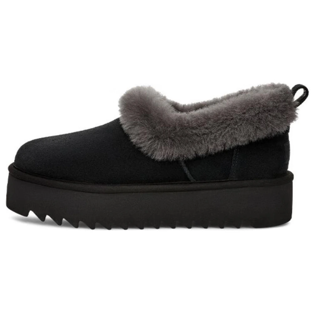 Угги UGG черные короткие женские теплые, Цвет: черный, Размер: 37 | Китай.рф