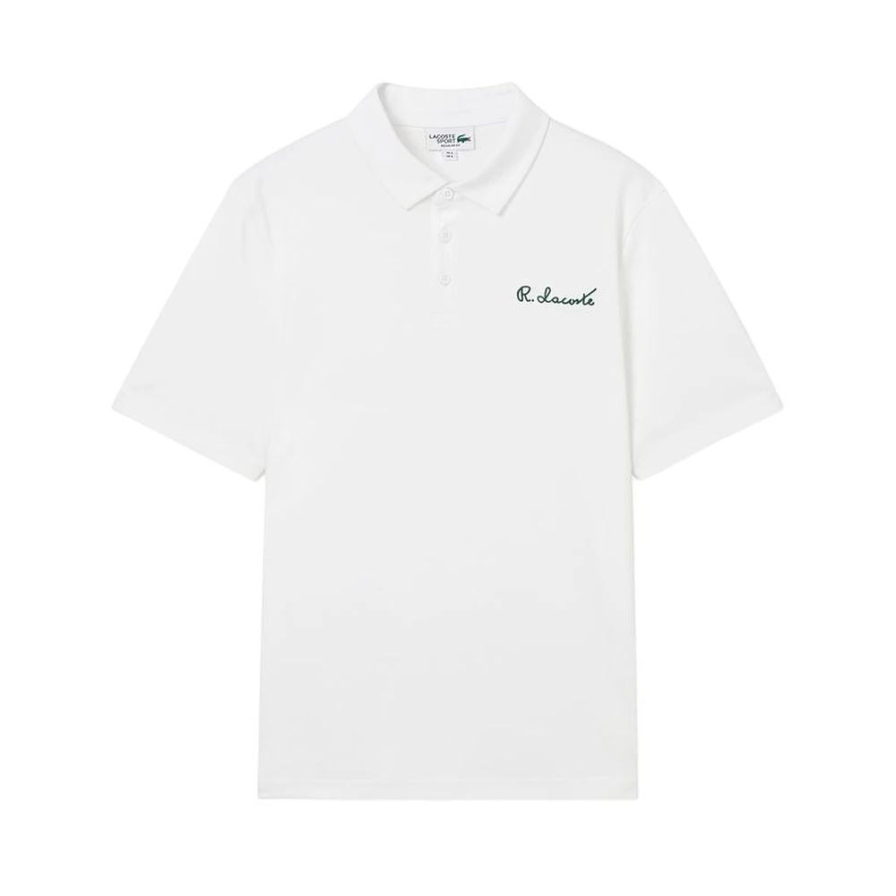 Поло рубашка LACOSTE мужская с воротником поло, Цвет: 001/белый, Размер: 3 | Китай.рф