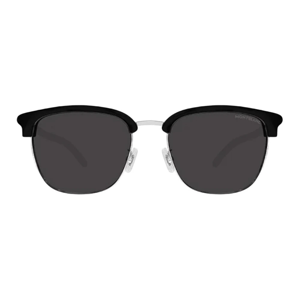 Солнцезащитные очки MONTBLANC Metal Browline унисекс черные, Стиль: черный, Размер: F | Китай.рф