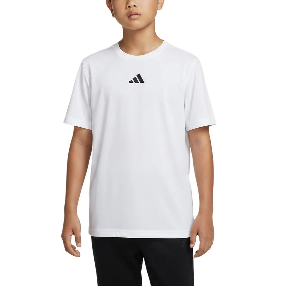 Футболка Adidas Kids Z.N.E. с круглым вырезом, Цвет: Белый, Размер: 140 | Китай.рф