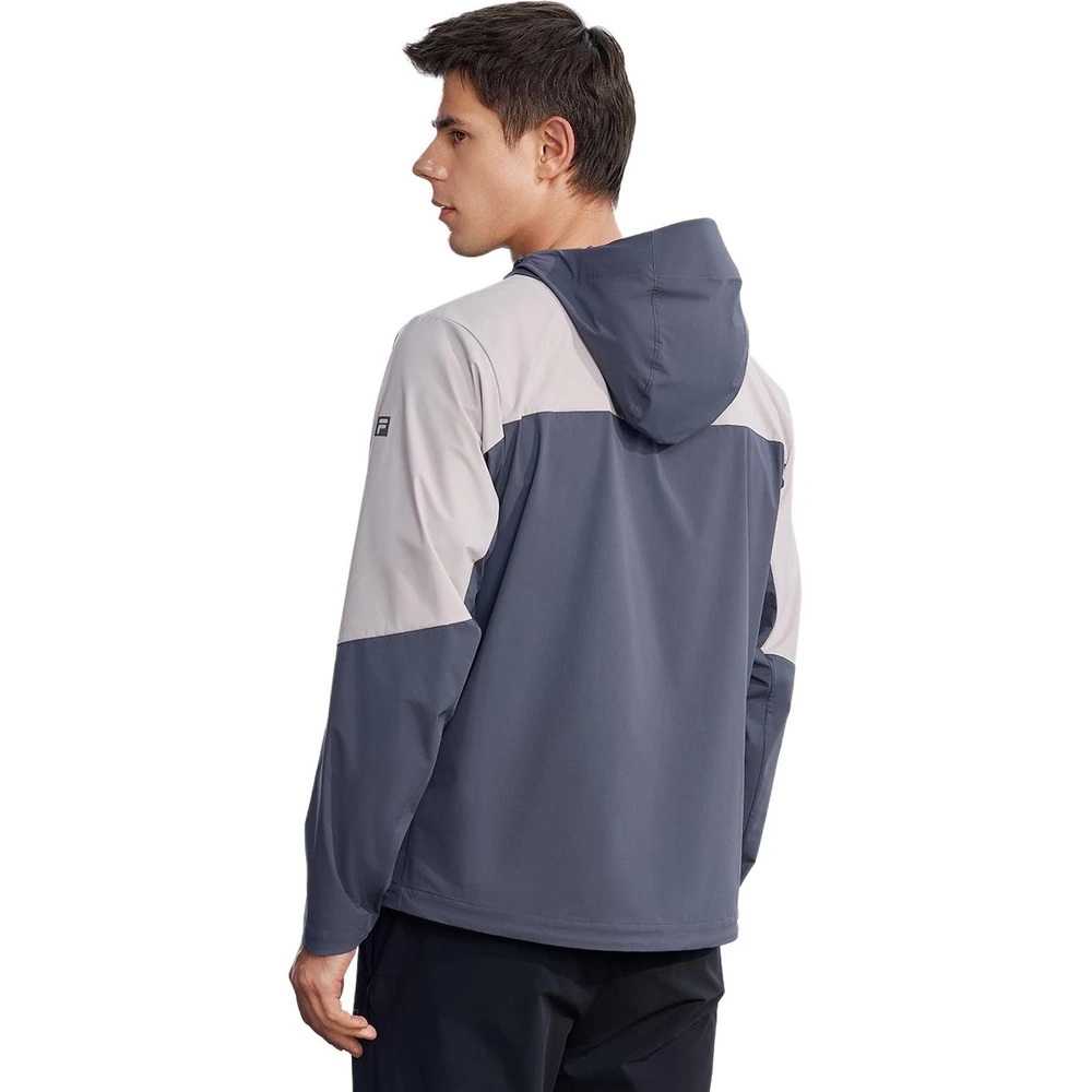 Куртка FILA EXPLORE мужская, серая, с капюшоном, Цвет: тёмно-серый DY, Размер: M | Китай.рф