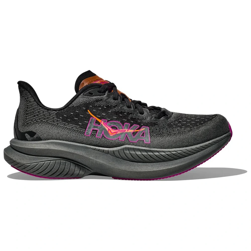 Кроссовки HOKA ONE ONE MACH 6 для бега, женские, черные, Цвет: черный, Размер: 36.5 | Китай.рф