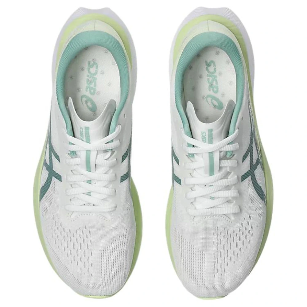 Кроссовки Asics Magic Speed 4 White Celadon для женщин, Цвет: Белый/селадон, Размер: 35.5 | Китай.рф