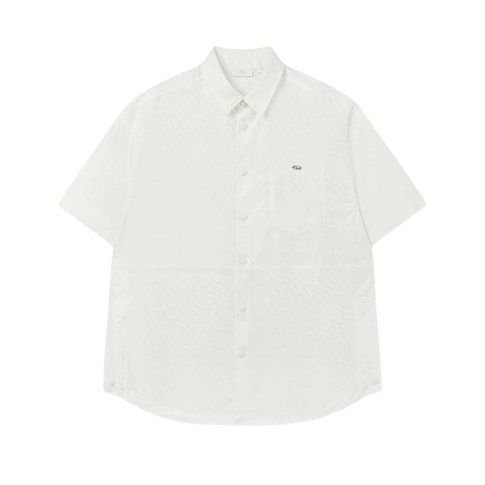 Мужская рубашка FILA MILANO Series из тканого материала, облачно-белая, Цвет: Cloud White-WT, Размер: M(170/92A) | Китай.рф