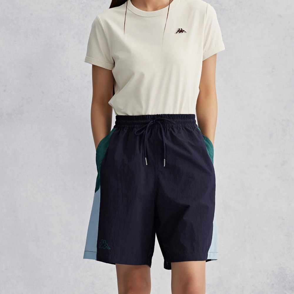 Kappa Casual Shorts Unisex Glass Green шорты, Цвет: Стекло Зелёное-3066, Размер: S | Китай.рф