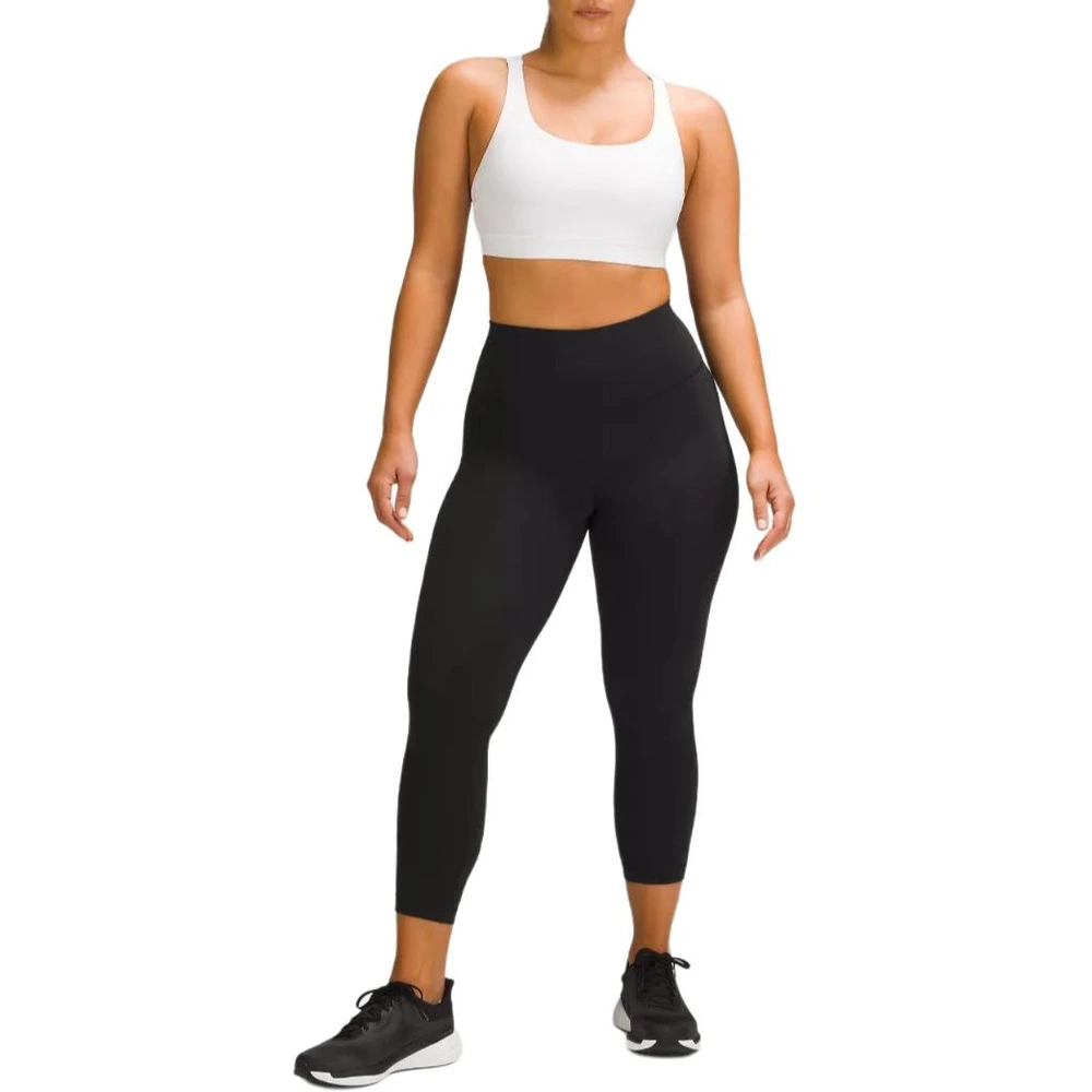 Леггинсы-капри lululemon Wunder Train High-Rise Everlux™ Black, Цвет: Черный/БКЛ, Размер: 2 | Китай.рф