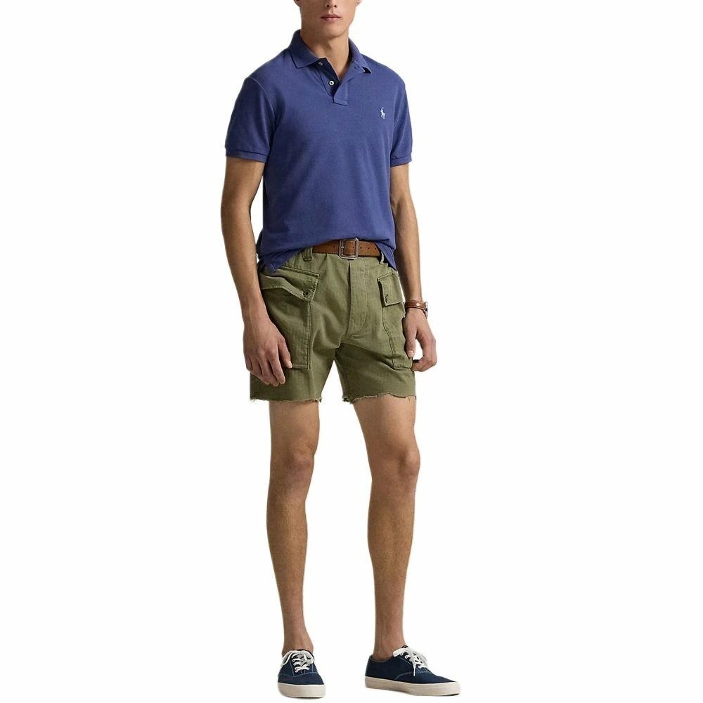 Поло рубашка Polo Ralph Lauren с вышитым логотипом синяя, Цвет: синий, Размер: XS | Китай.рф