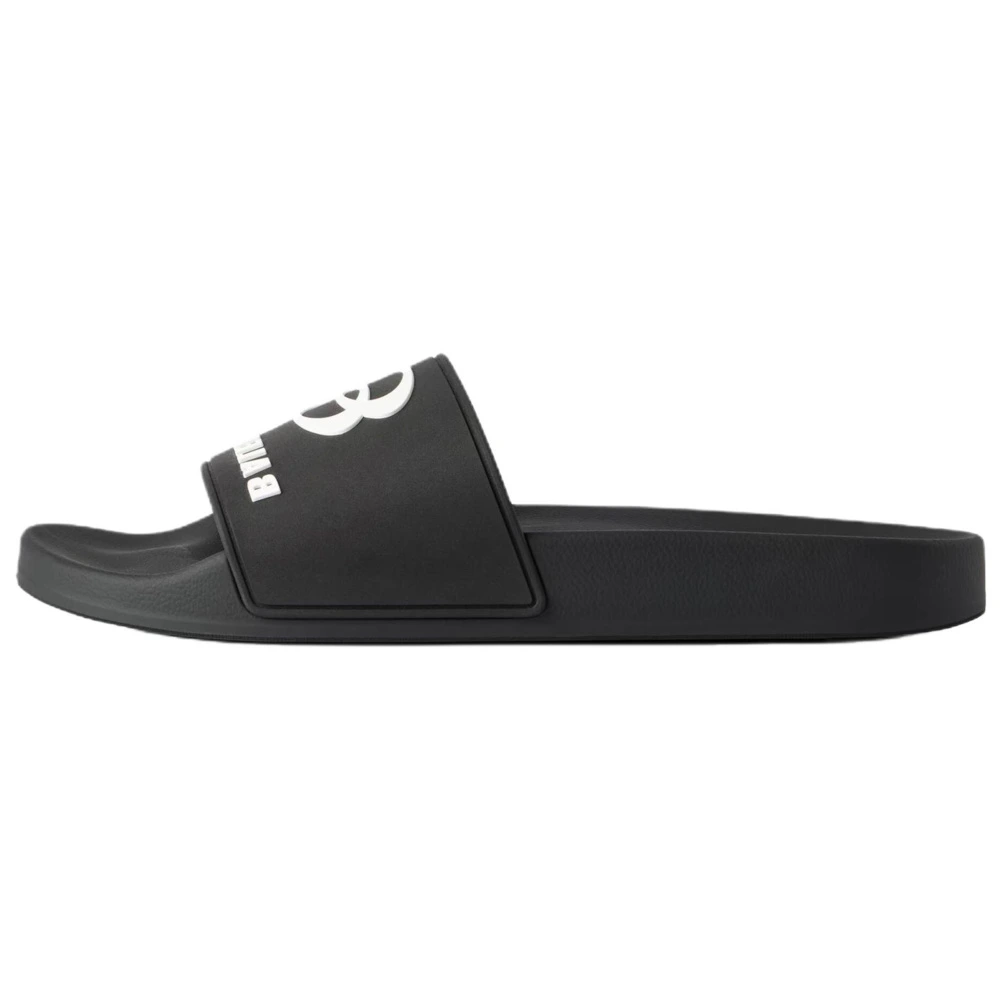 Шлепанцы Balenciaga Pool Slide, мужские черные, Цвет: черный, Размер: 40 | Китай.рф