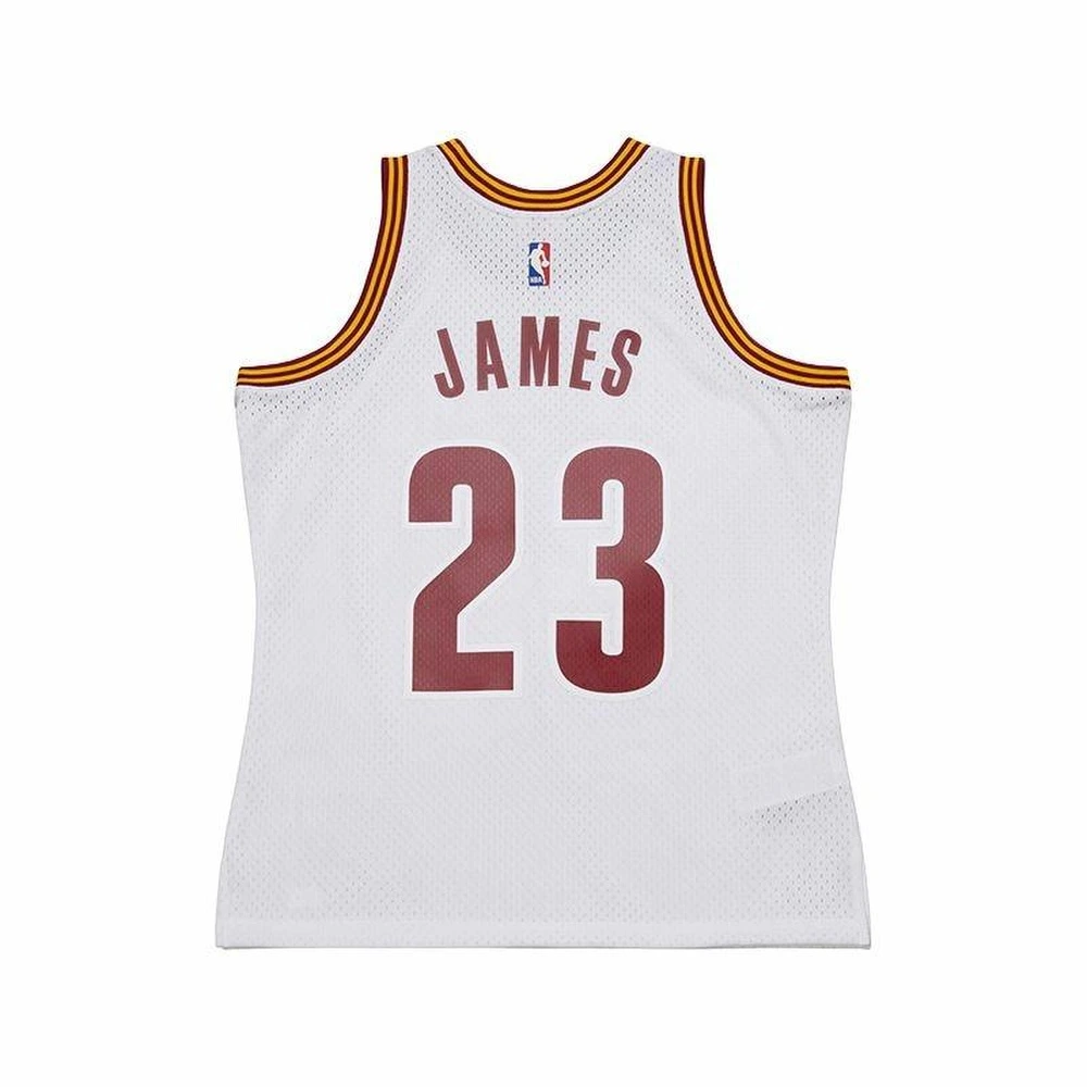 Баскетбольное Джерси Mitchell Ness x NBA Cleveland Knight James Basketball Jersey Unisex White, Цвет: Белый, Размер: M | Китай.рф