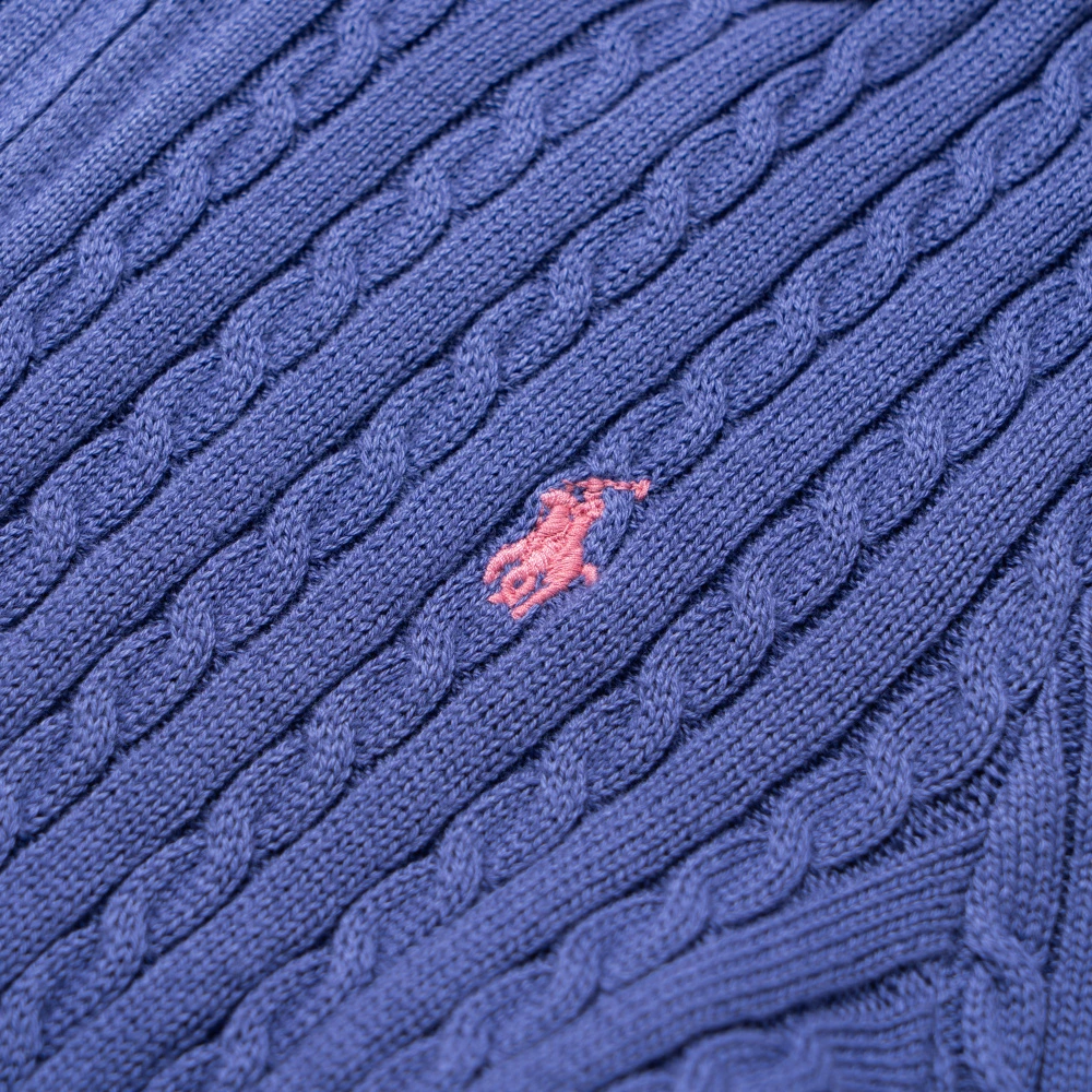 Свитер Polo Ralph Lauren FW25 классическая версия темно-синий для подростков, Цвет: темно-синий, Размер: S | Китай.рф