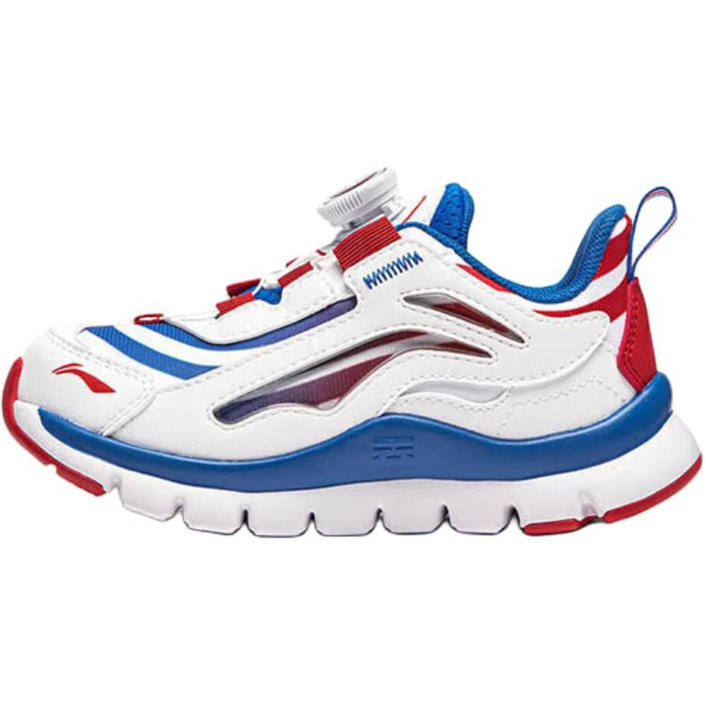 Детские повседневные кроссовки Li Ning YOUNG Sports, Цвет: белый/синий/красный, Размер: 25 | Китай.рф