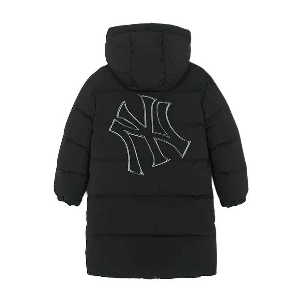 Детская куртка MLB KIDS Down Jackets с капюшоном, утеплённая, водоотталкивающая, Цвет: черный, Размер: 120 | Китай.рф