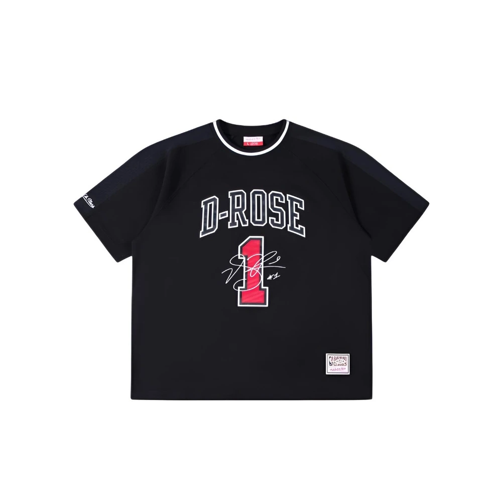 Футболка Mitchell & Ness x NBA унисекс с принтом, Цвет: черный, Размер: M | Китай.рф