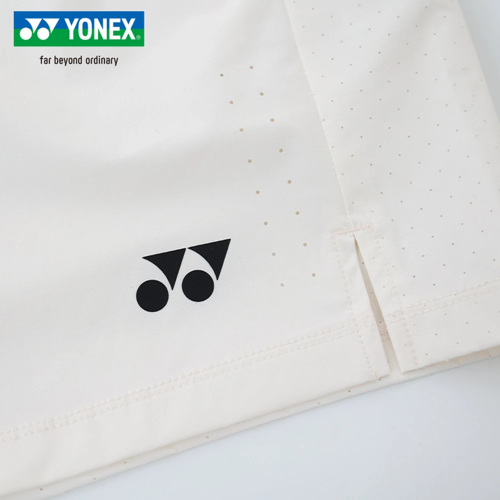 Детские шорты YONEX Kids Shorts, Цвет: слоновая кость белая, Размер: 120 | Китай.рф
