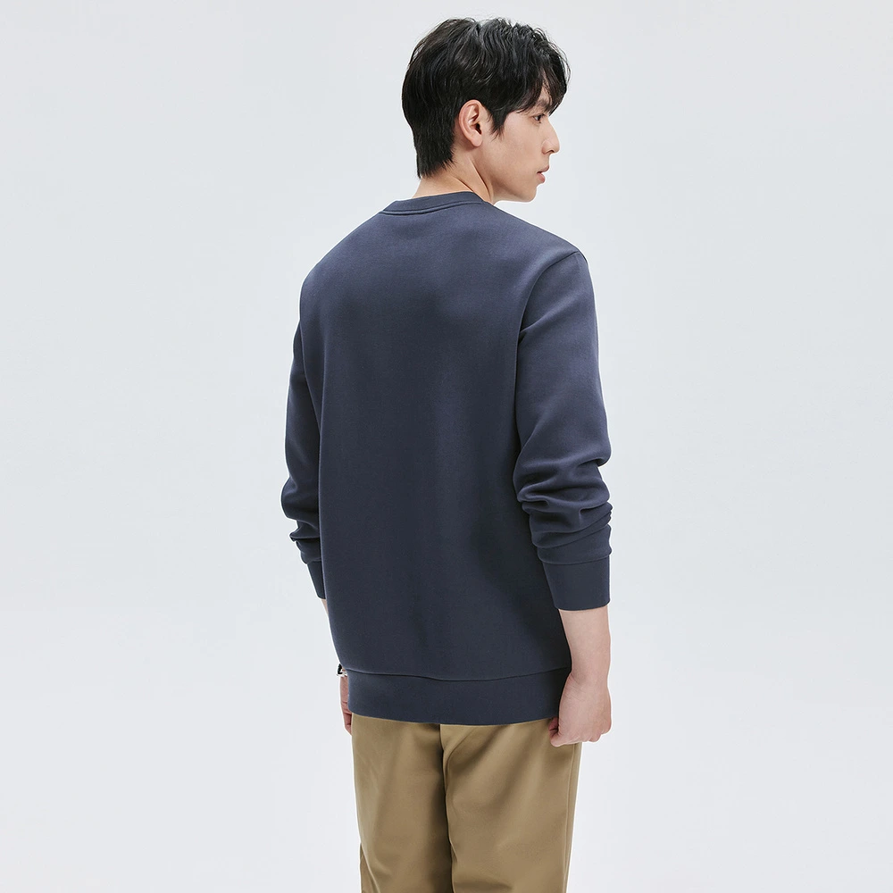 Толстовка мужская SEPTWOLVES Crew Neck Moderate Regular, Цвет: 101(темно-синий), Размер: 165/84A/M | Китай.рф
