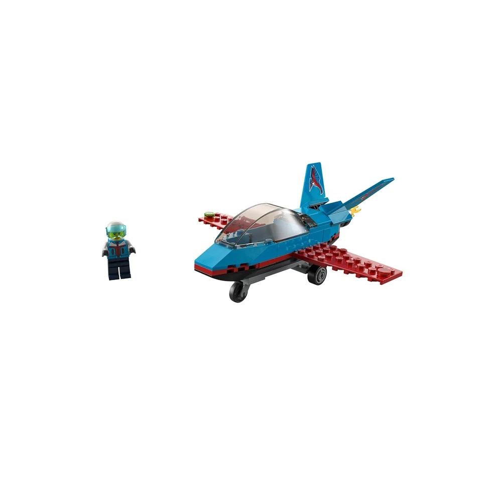 Конструктор LEGO City Трюковой самолет 60323, Название продукта: пилотажный самолет | Китай.рф