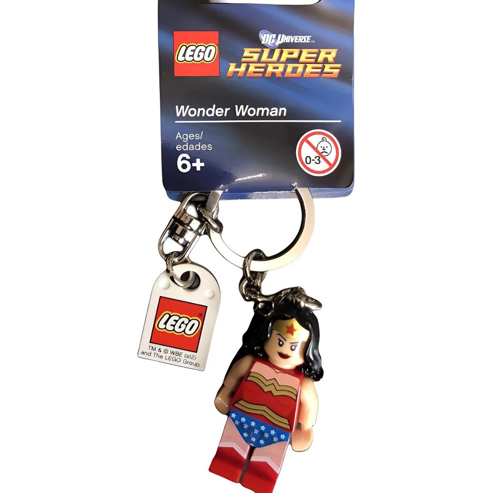 LEGO Брелок Чудо-женщина из кубиков, Название продукта: Брелок Чудо-Женщины | Китай.рф