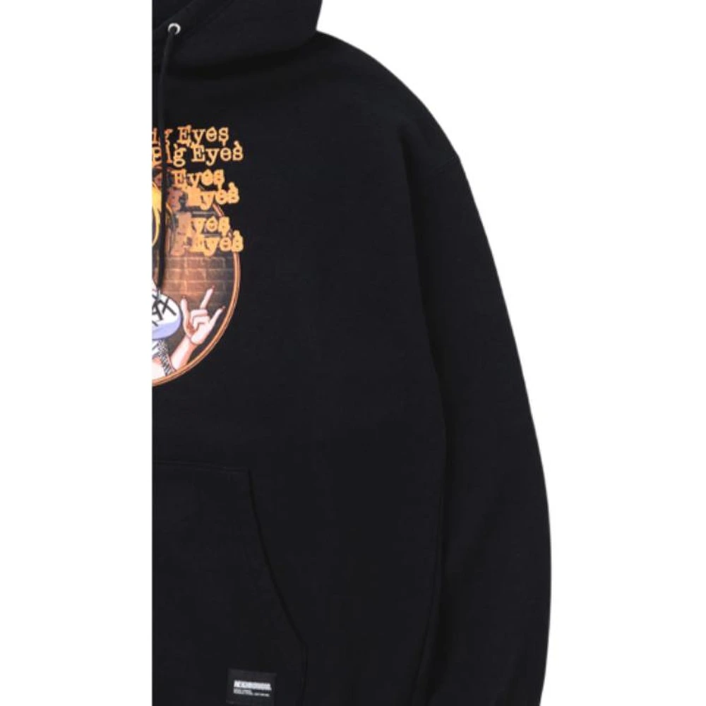 Худи NEIGHBORHOOD × ANTHRAX FW23 с принтом группы, черное, Цвет: черный, Размер: M | Китай.рф