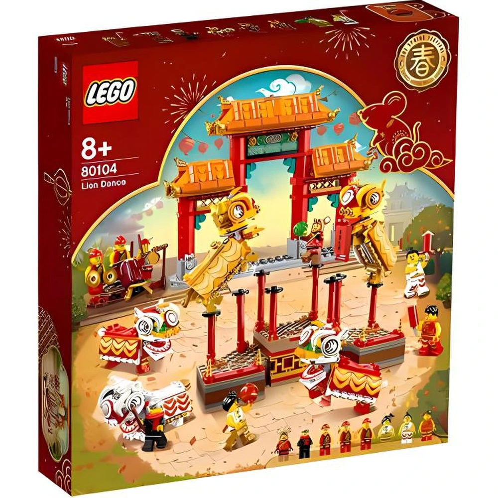 Конструктор LEGO Набор для сборки Танцующий лев 80104, Название продукта: танец льва | Китай.рф