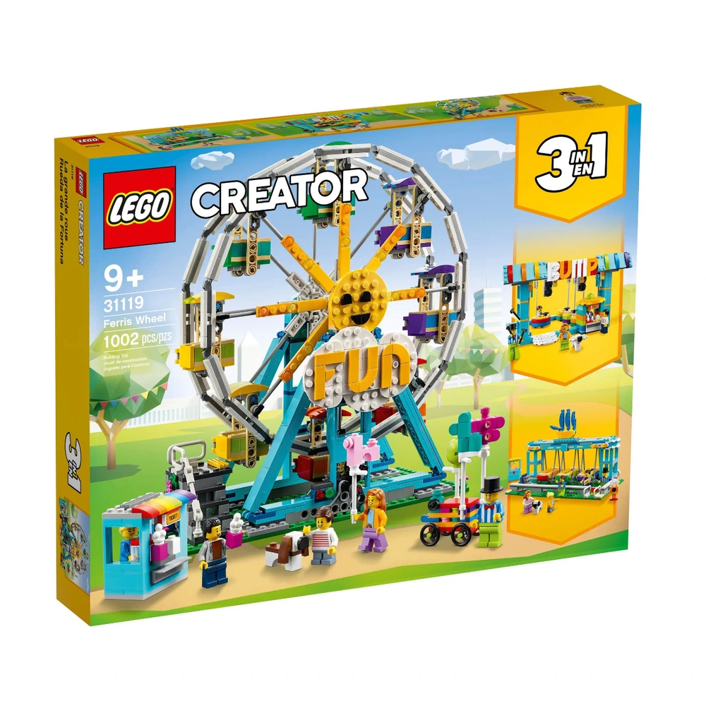 LEGO Конструктор 3-в-1 «Колесо обозрения» 31119, Название продукта: колесо обозрения | Китай.рф
