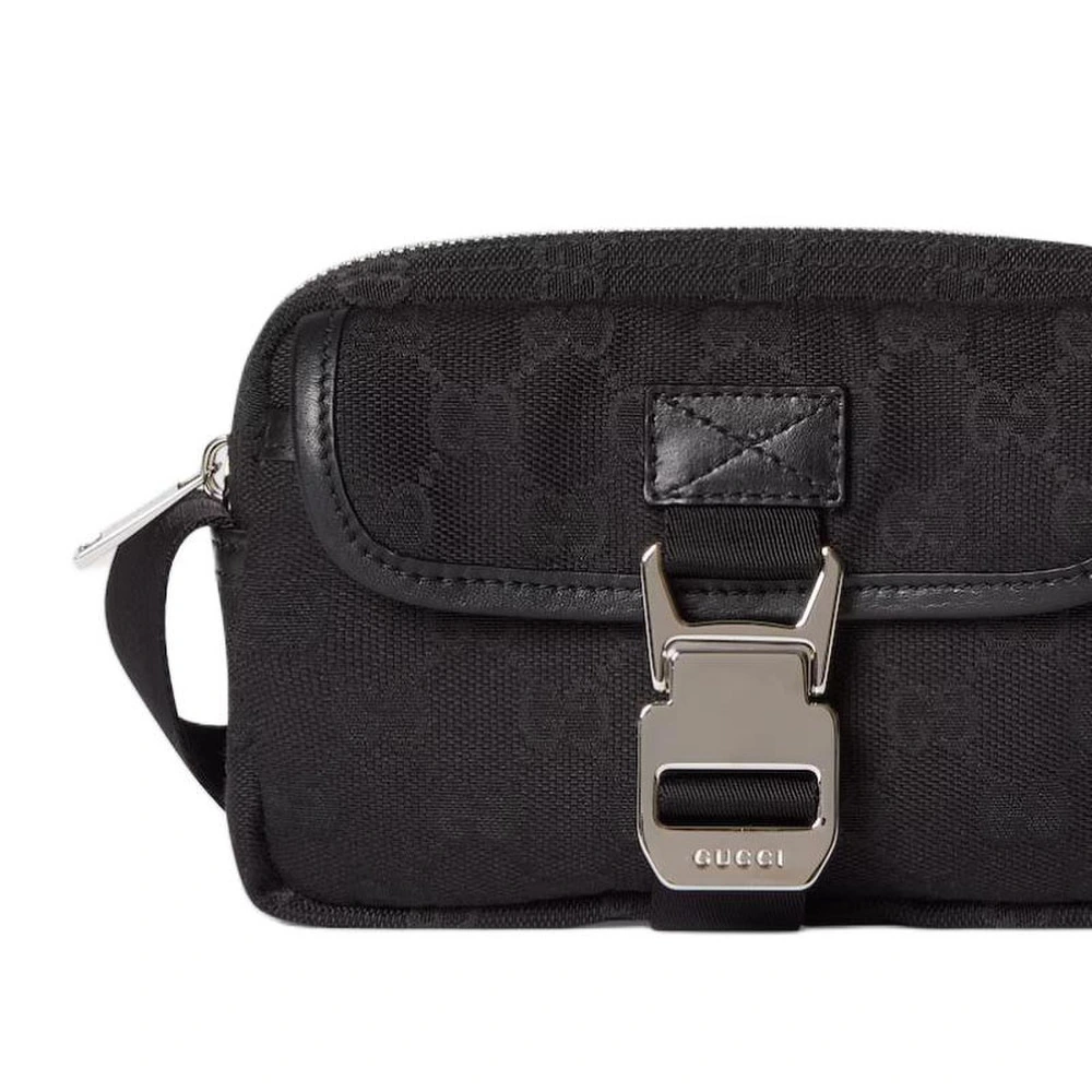Мини-сумка GUCCI GG через плечо мужская черная, Упаковка: Базовая комплектация (сумка + пыльник) | Китай.рф