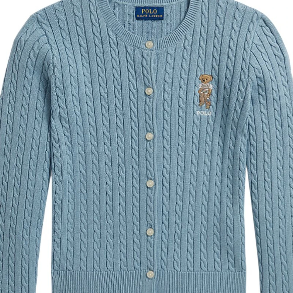 Свитер Polo Ralph Lauren Kids с вышивкой Polo Bear, Цвет: синий, Размер: S | Китай.рф