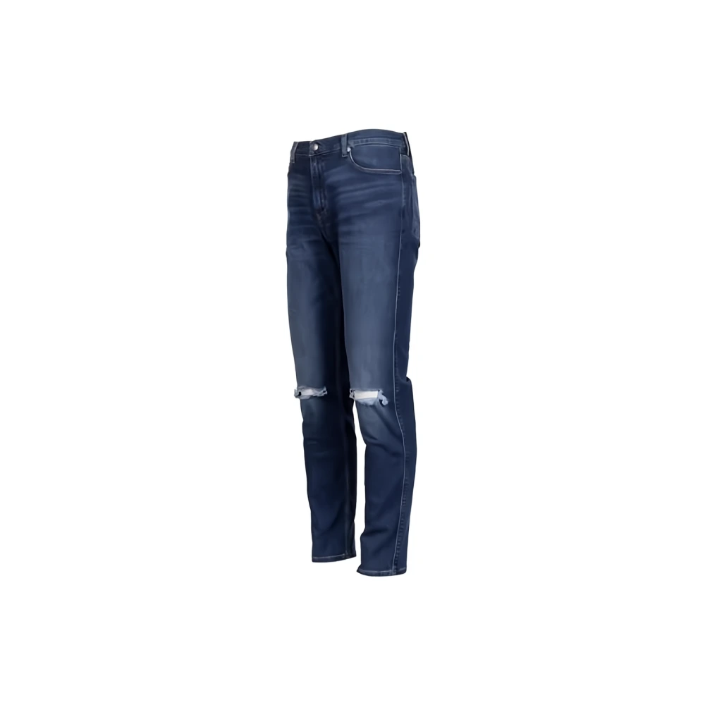 Джинсы HUGO BOSS Jeans мужские синие рваные, Цвет: синий, Размер: 32 | Китай.рф