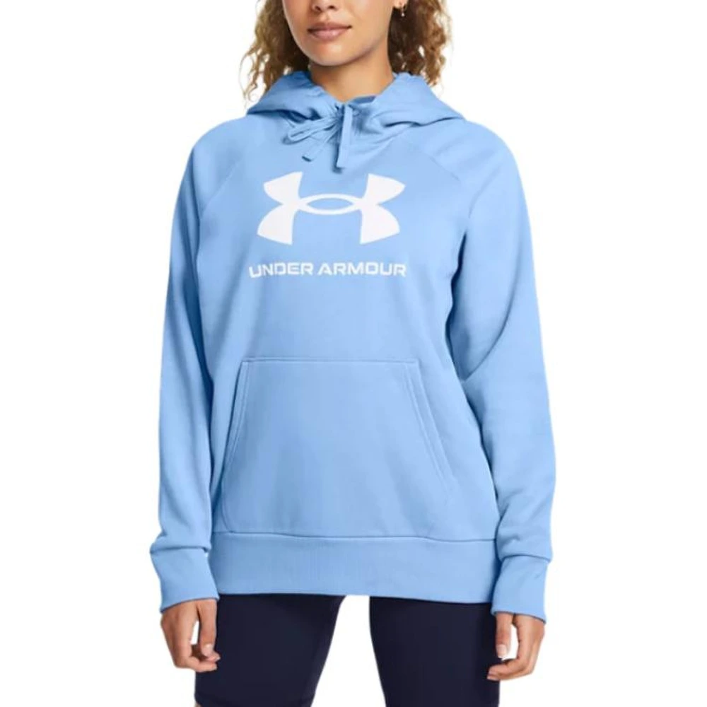 Свитшот Under Armour Rival Fleece с логотипом, женский, горизонт-блю, Цвет: Горизонт-синий, Размер: MD | Китай.рф