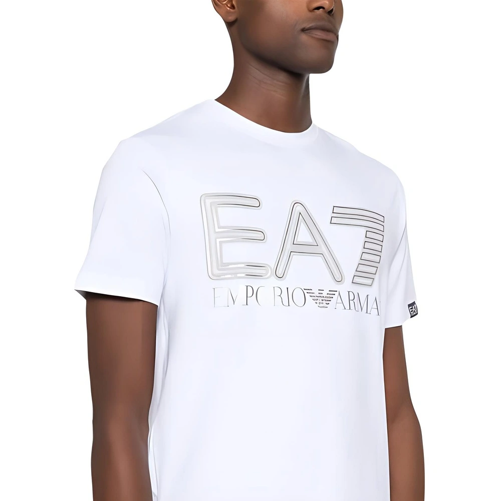 Футболка EMPORIO ARMANI EA7 T-Shirt Men's White, Цвет: Белый, Размер: L | Китай.рф