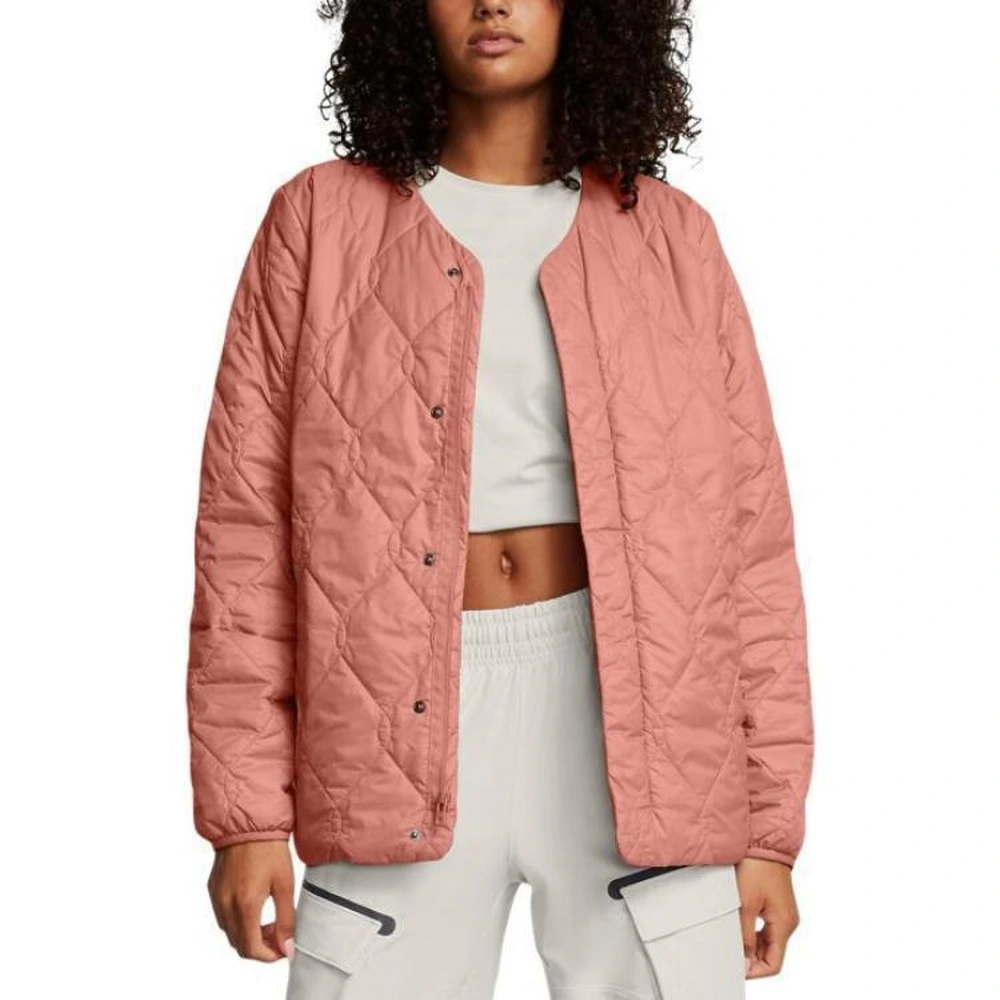 Куртка женская Under Armour Diamond Mocha Rose Red для тренировок, Цвет: Мокко розово-красный, Размер: XS | Китай.рф