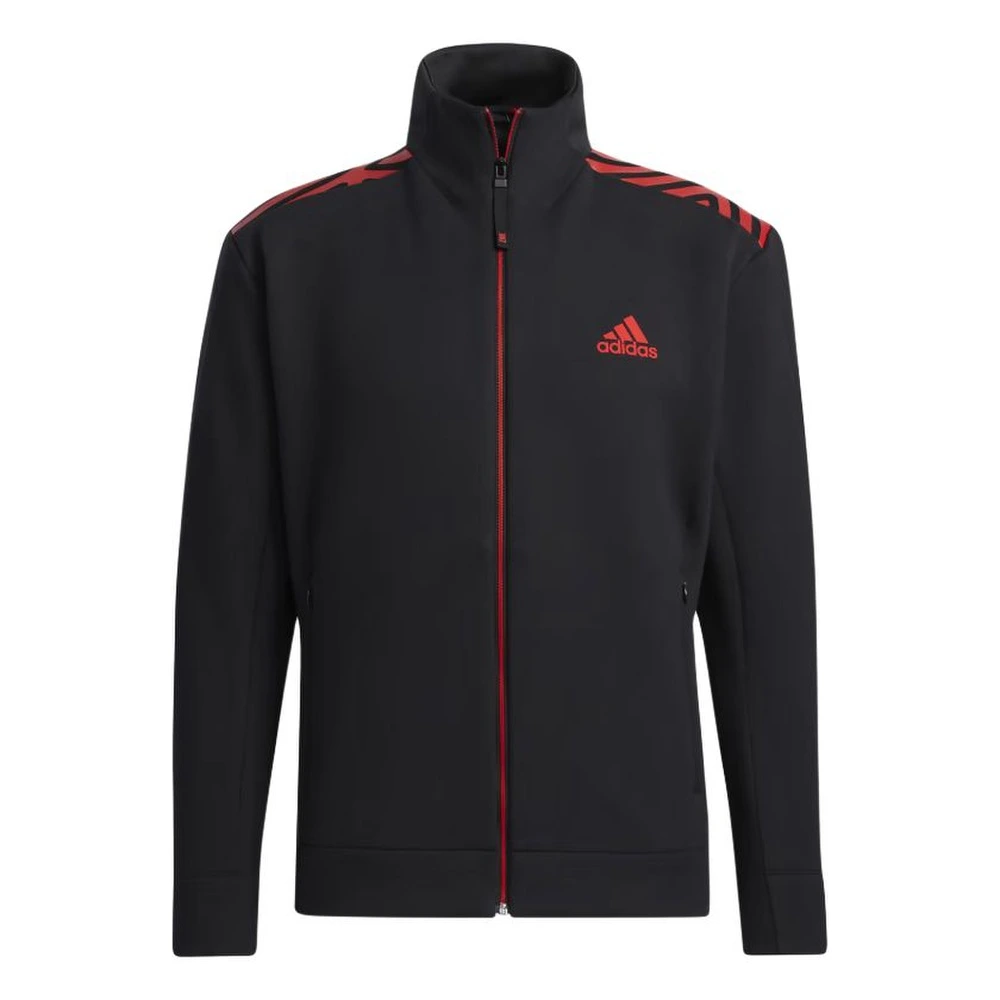 Куртка adidas мужская на молнии, черная, Цвет: черный, Размер: M/175/96A | Китай.рф