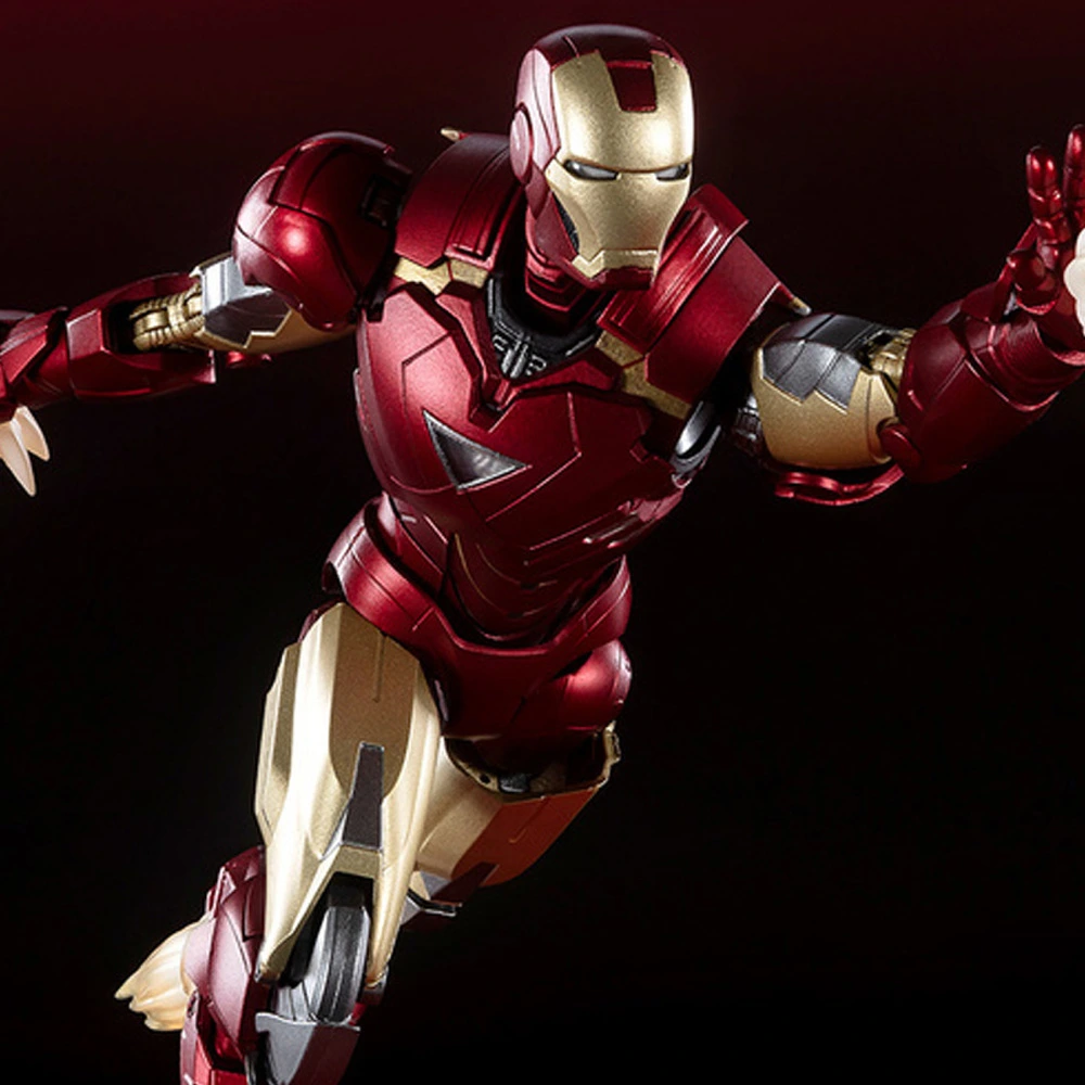 Фигурка Железный человек SHF Мстители MK6 Battle Damage BANDAI 15 см, Название продукта: Железный Человек Mk6, повреждённое издание | Китай.рф