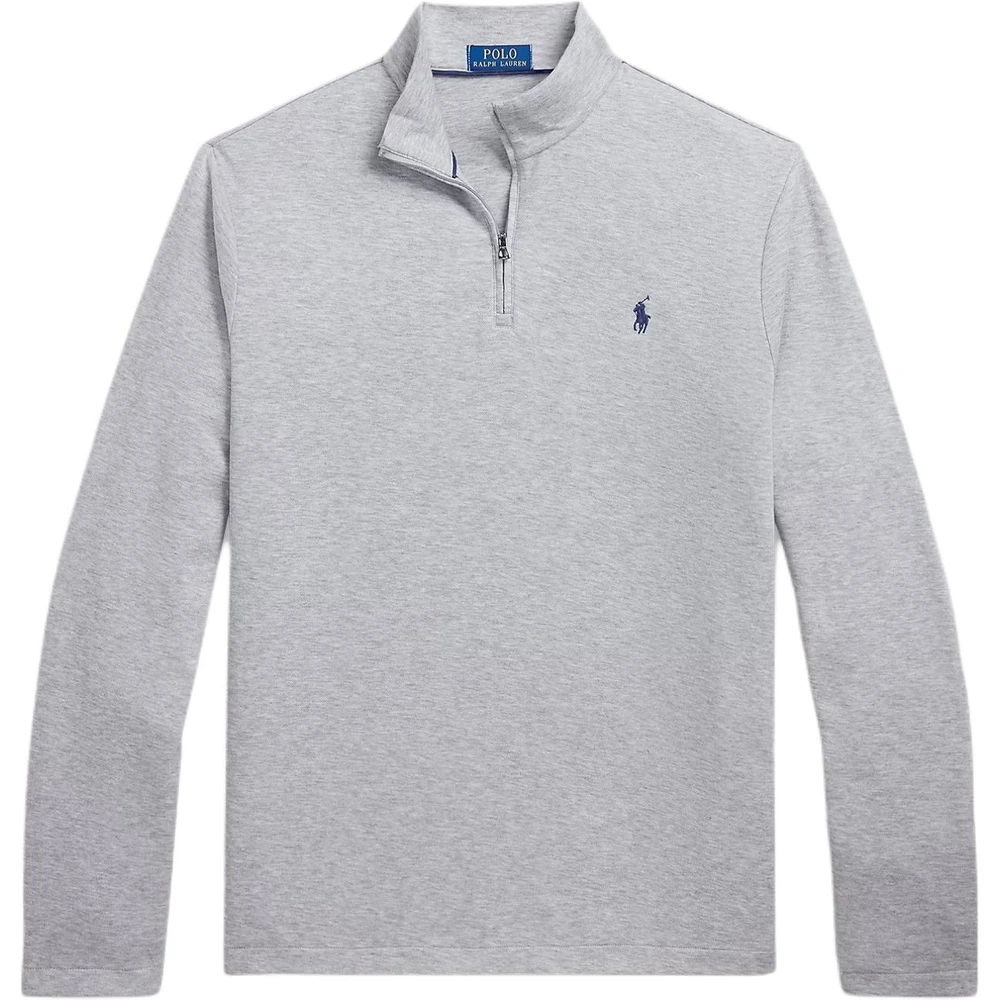 Поло рубашка Polo Ralph Lauren с вышивкой пони для мужчин, Цвет: серый, Размер: M, Коробка: Нет оригинального подарочного пакета, подарочной коробки | Китай.рф