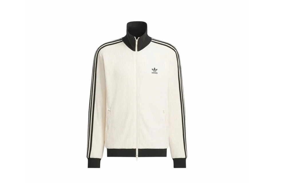 Куртка Adidas Originals Trefoil Collection WAFFLE BBTT с полосками, унисекс, Цвет: Чудесный белый, Размер: S | Китай.рф