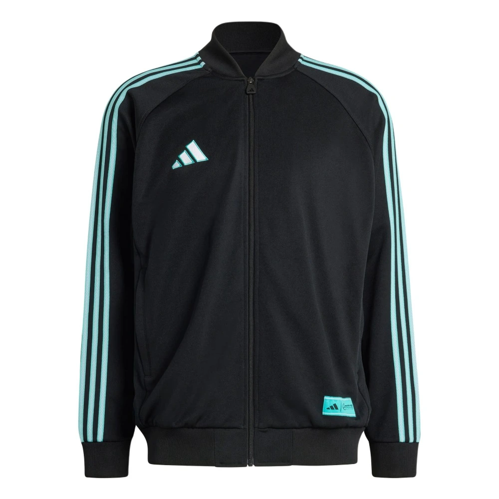 Куртка мужская adidas x Mercedes-AMG Petronas гоночная, с полосами, Цвет: Черно-белый, Размер: 2XL | Китай.рф