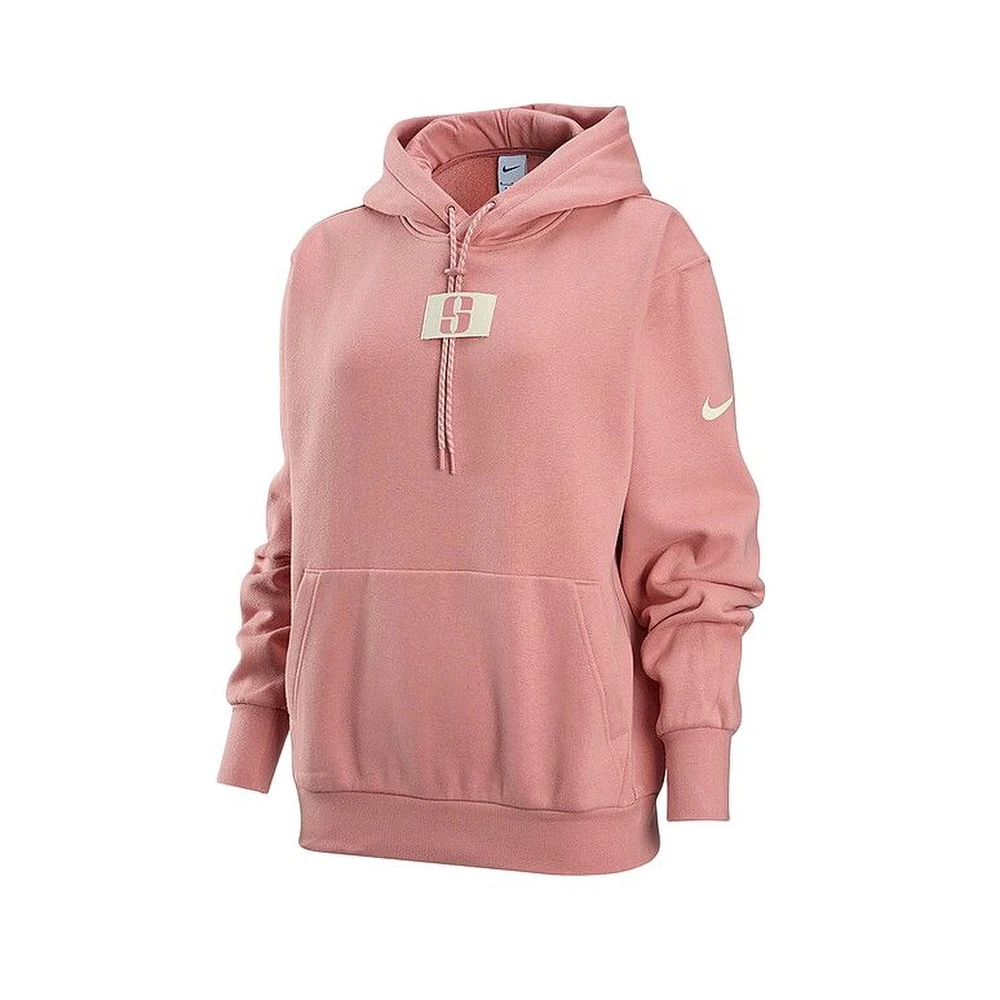 Свитшот женский Nike с капюшоном розовый, Цвет: розовый, Размер: XS | Китай.рф