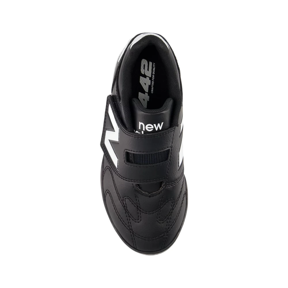 Бутсы футбольные New Balance NB 442 детские широкие, Цвет: Черно-белый, Размер: 28, Набор: Ширина Ш | Китай.рф