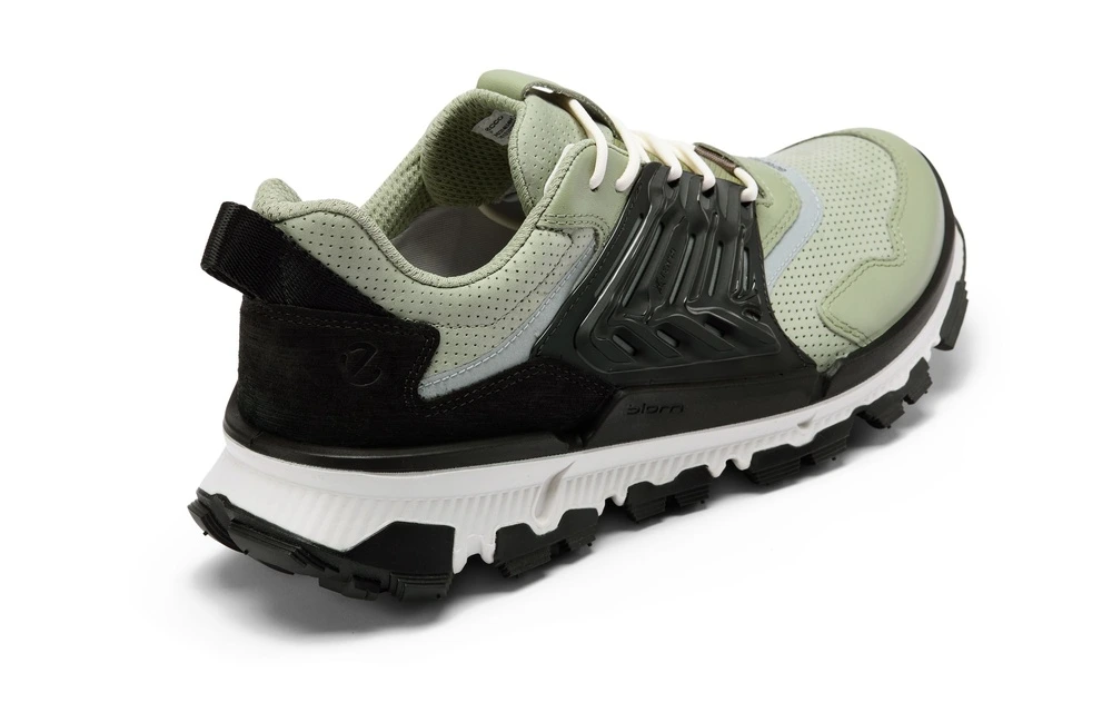 Кроссовки мужские Ecco SS26 Walking 2.2 TRL для туризма, Цвет: чайно-зелёный/серебристый/чёрный, Размер: 39 | Китай.рф