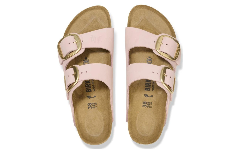Шлепанцы Birkenstock Leather Slide для женщин, Цвет: розовый, Размер: 35 | Китай.рф