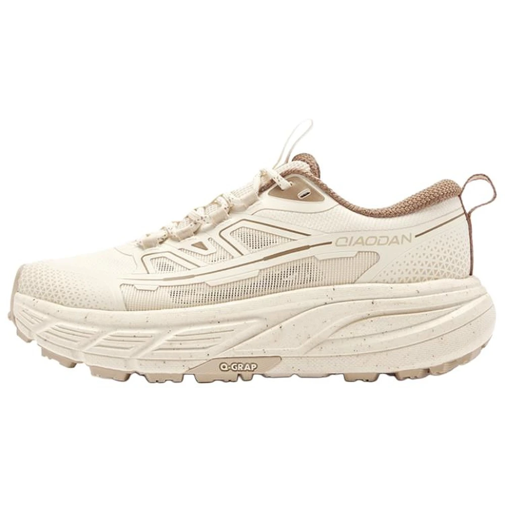 Кроссовки QIAODAN повседневные низкие женские, Цвет: Бежево-коричневый, Размер: 35 | Китай.рф