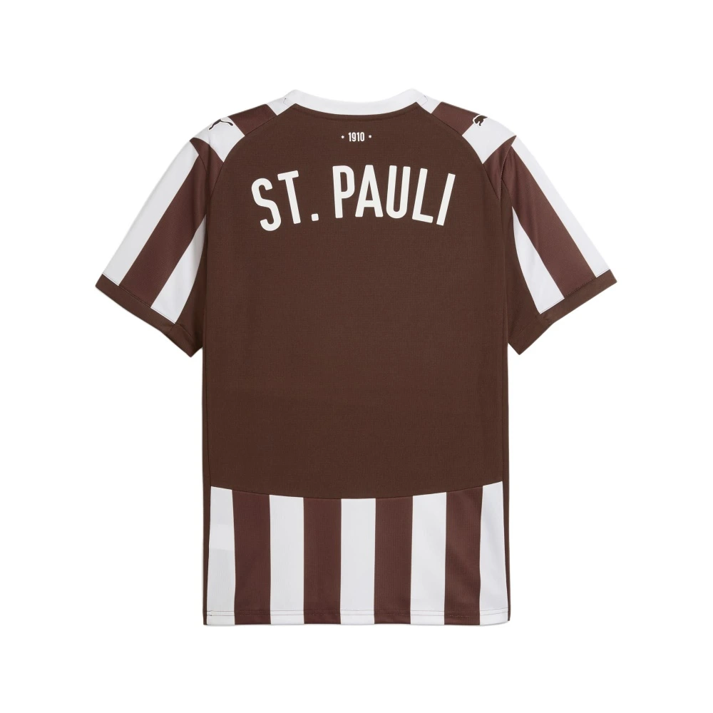 Футбольная майка PUMA Saint Paul Soccer Jersey мужская, Цвет: тёмный кофейно-коричневый/белый, Размер: L | Китай.рф