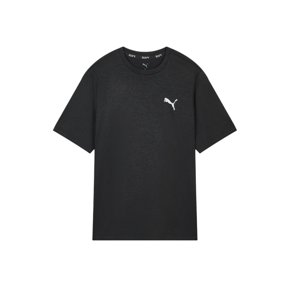 Футболка PUMA DRYCELL HEATHER мужская, быстросохнущая, с принтом, Цвет: Чёрный-01, Размер: S | Китай.рф