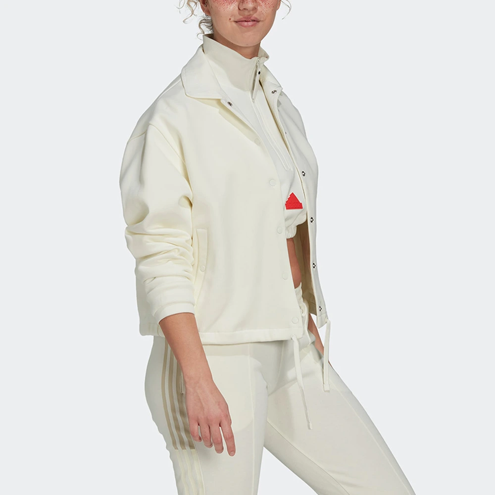 Куртка adidas W New Knit Cj с брендовым патчем, белая, Цвет: Белый, Размер: S | Китай.рф