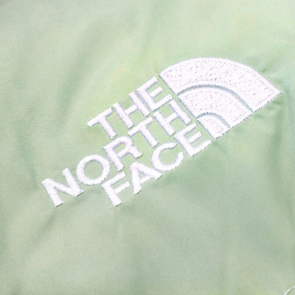Пуховик женский The North Face с капюшоном, зеленый, Цвет: зеленый, Размер: M | Китай.рф