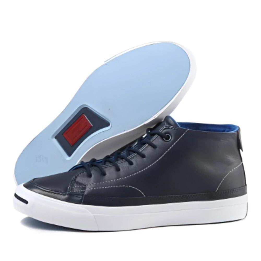 Кроссовки Converse Jack Purcell высокие темно-синие, Цвет: темно-синий, Размер: 37 | Китай.рф