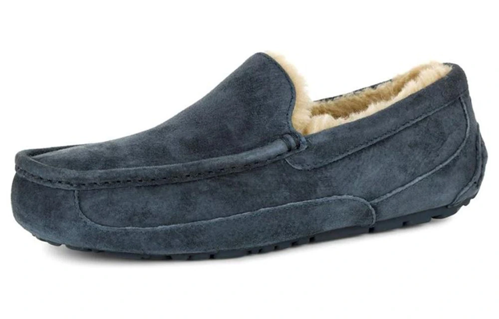 Лоферы UGG мужские темно-серые, Цвет: угольно-серый, Размер: 39.5 | Китай.рф