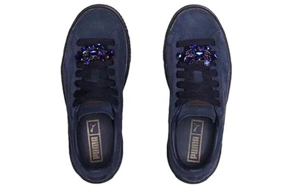 Кеды PUMA Suede Platform синие женские, Размер: 35.5 | Китай.рф